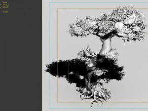 game models - snow - trees 05 3D Model