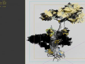 game models - snow - trees 05 3D Model