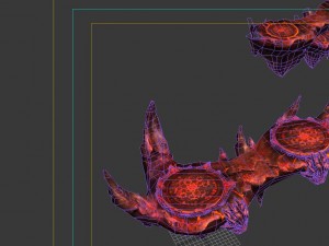 game model - the platform in magma 3D Model