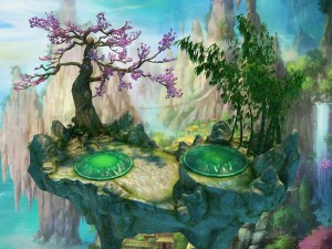 game model - field - alpine sightseeing platform 3D Model