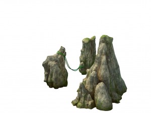 game models - field - waterfall 02 3D 模型