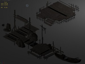 cangwu mountain tribe - ferry 3D Model