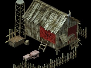cangwu mountain tribe - shop 3D Model