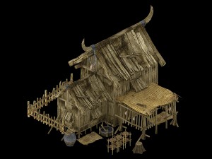 cangwu mountain tribe - drugstore 3D Model