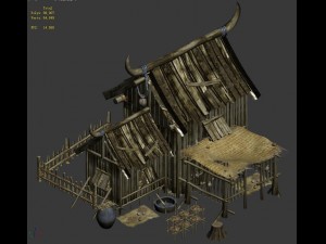 cangwu mountain tribe - drugstore 3D Model