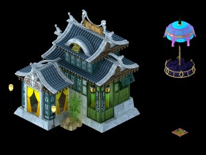 city building - recreation room 3D Model