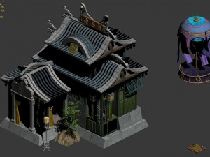city building - recreation room 3D Model