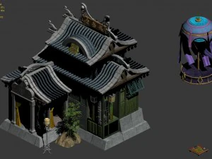 city building - recreation room 3D Model