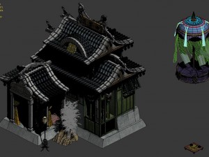 city building - recreation room 3D Model
