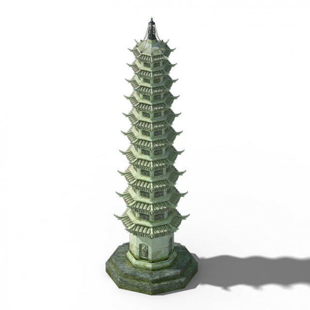 dali duan - baita 01 3D Model .c4d .max .obj .3ds .fbx .stl .blend 