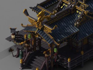 дали дуан - будинок 3D Модель