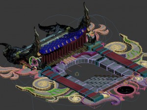 hell construction - the entrance of the government Modelo 3D