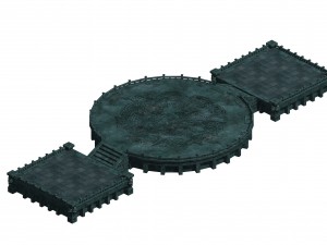 battle of small platform 043 3D Model