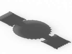 battle of small platform 043 3D Model