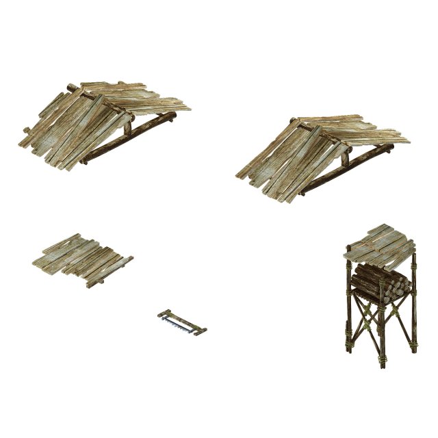sawmill 047 3D Model .c4d .max .obj .3ds .fbx .stl .blend 