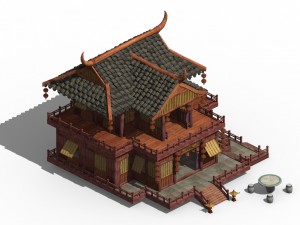 romantic - brothel - month full floor 3D 模型