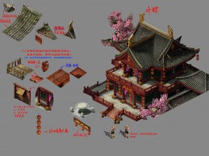 romantic - brothel - month full floor 3D 模型