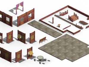 romantic - brothel - month full floor 3D 模型