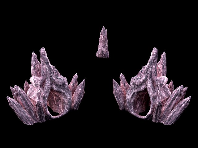 monster cave - hole 3Dモデル .c4d .max .obj .3ds .fbx .stl .blend 