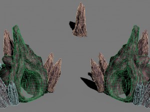 monster cave - hole 3Dモデル