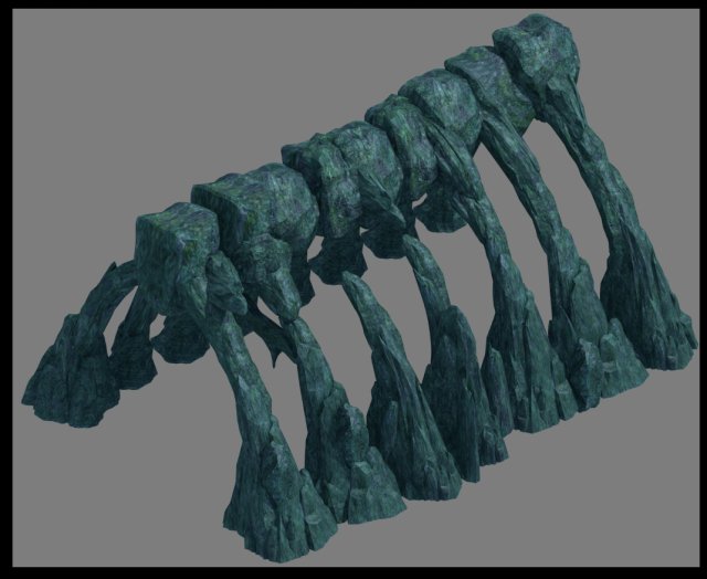 submarine maze - keel 3D Model .c4d .max .obj .3ds .fbx .stl .blend 
