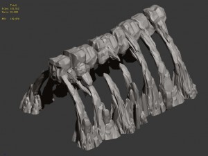submarine maze - keel 3D Model