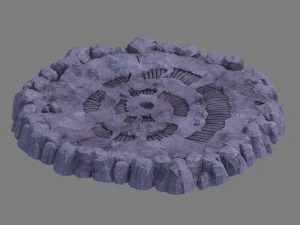 submarine maze - spiral hole 3D Model