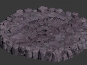 submarine maze - spiral hole 3D Model