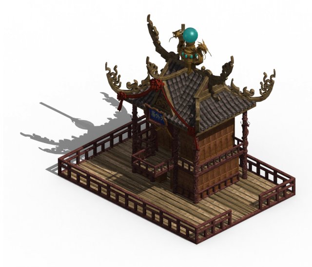 imperial city - ancestral home outside the home 3Dモデル .c4d .max .obj .3ds .fbx .stl .blend 