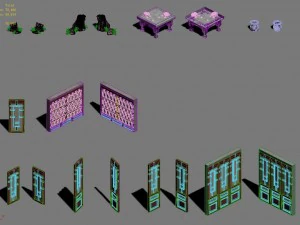 palace building - accessories 043 3D Model