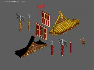building accessories - palace 01 3D Model