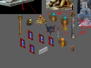 building accessories - palace 02 3D Model