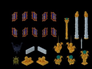 building accessories - palace 02 3D Model