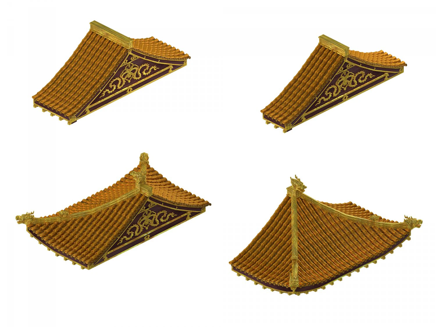building accessories - palace 03 3D Model .c4d .max .obj .3ds .fbx .stl .blend 