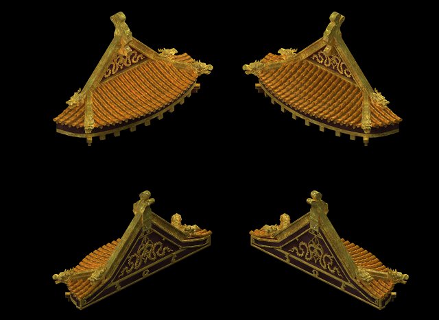 building accessories - palace 04 3D Model .c4d .max .obj .3ds .fbx .stl .blend 