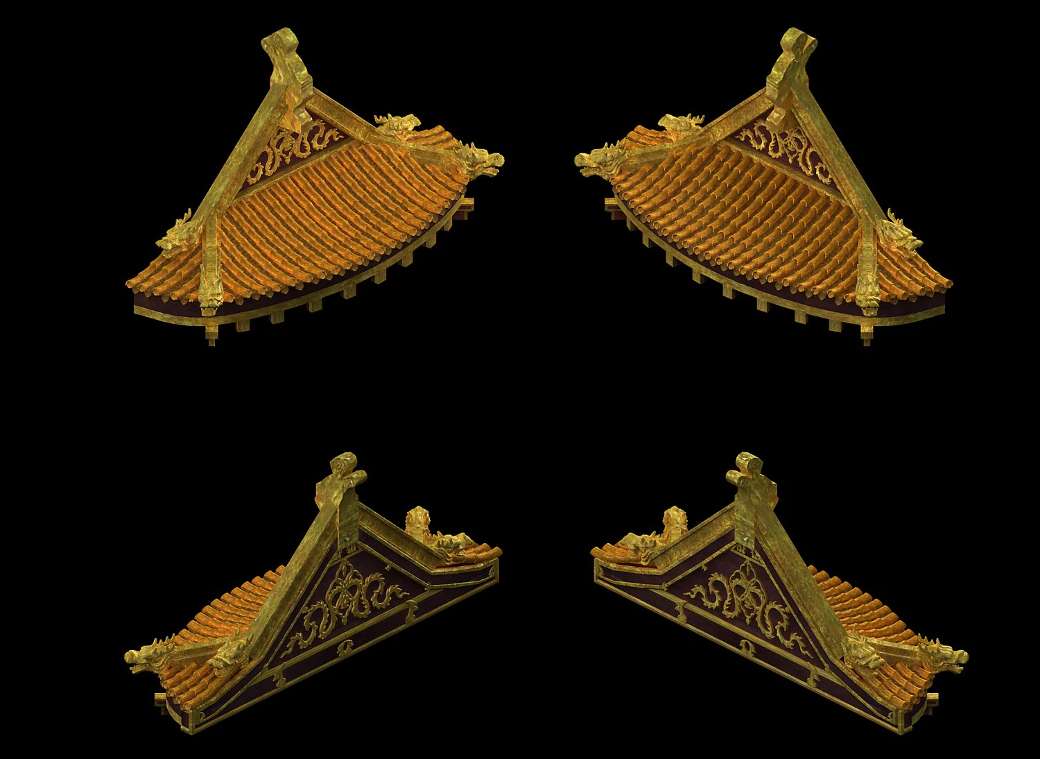 building accessories - palace 04 3D Model .c4d .max .obj .3ds .fbx .stl .blend