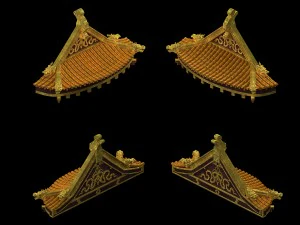 bina aksesuarları - saray 04 3D Model