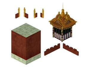 building accessories - palace 06 3D Model