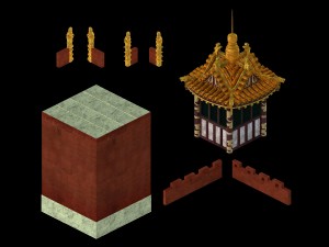 building accessories - palace 06 3Dモデル