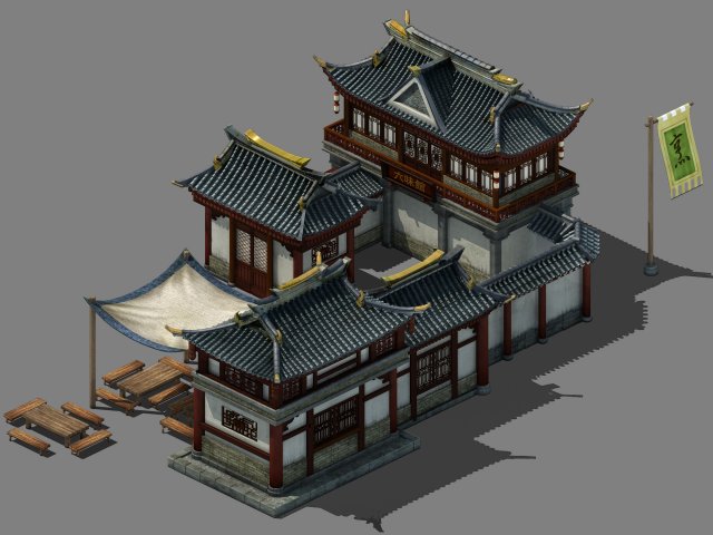 capital city planning - large clubs 3D Model .c4d .max .obj .3ds .fbx .stl .blend 