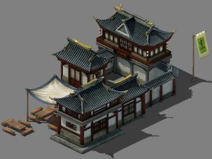 राजधानी शहर योजना - बड़े क्लब 3D मॉडल