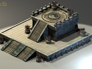 beijing city planning - high taiwan altar Modèle 3D