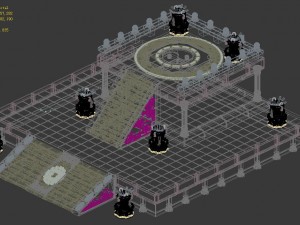 beijing city planning - high taiwan altar Modèle 3D