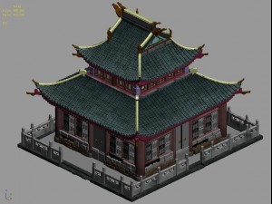 capital city planning - luxury houses 3D Model