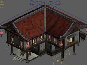 capital city planning - barber shop 3D Model
