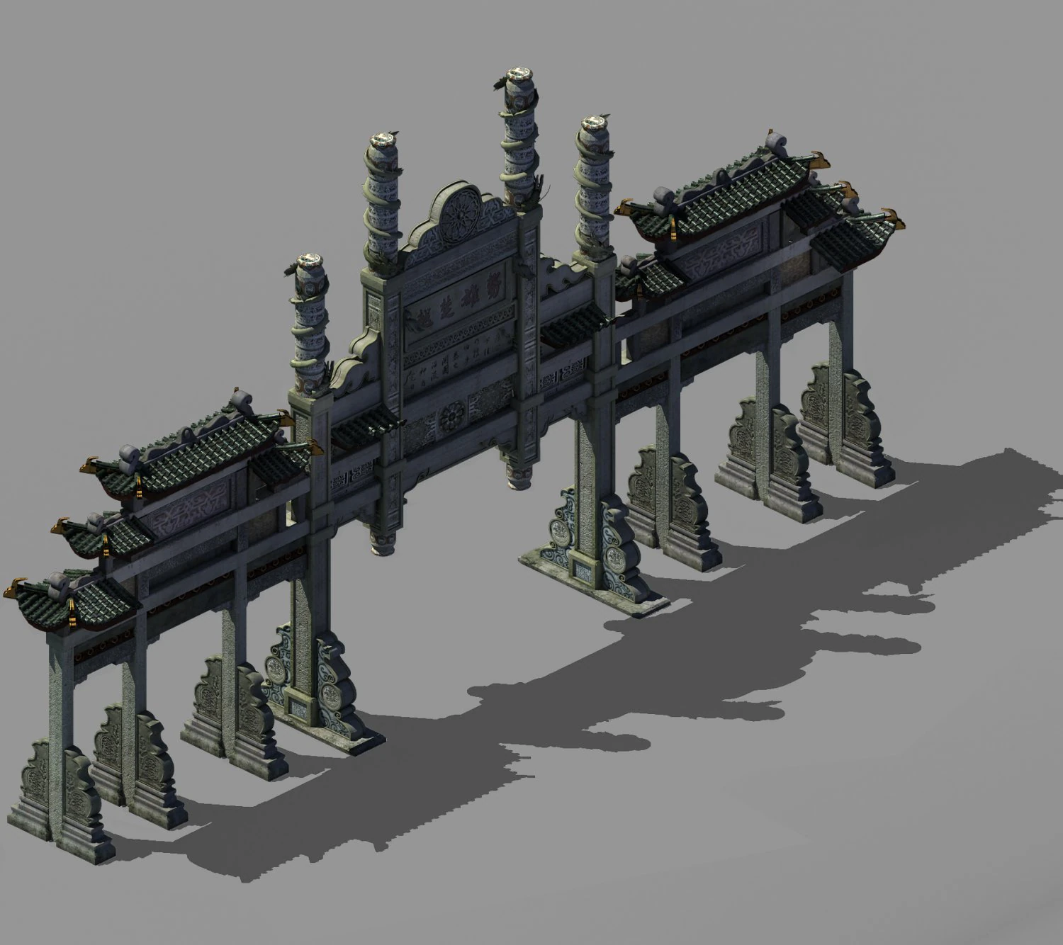 capital city planning - arch 3D Model .c4d .max .obj .3ds .fbx .stl .blend 