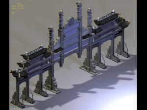 capital city planning - arch 3D Model