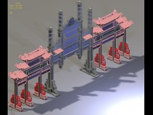 capital city planning - arch Modelo 3D