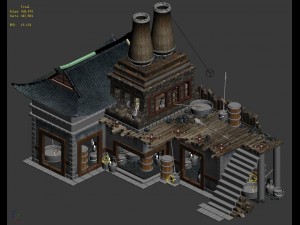 capital city planning - blacksmith shop Modelo 3D