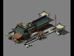 beijing city planning - small shops 3D Model